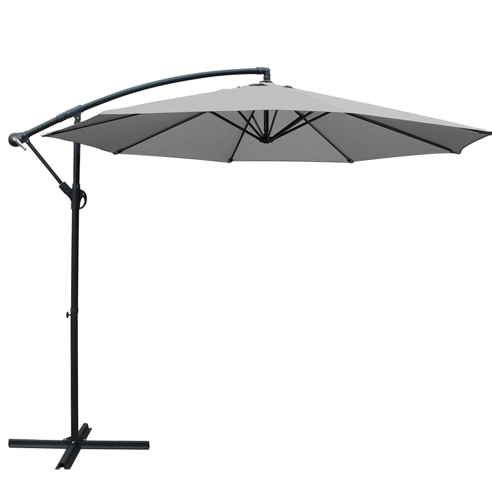 3m Cantilever Umbrella Beta Grey