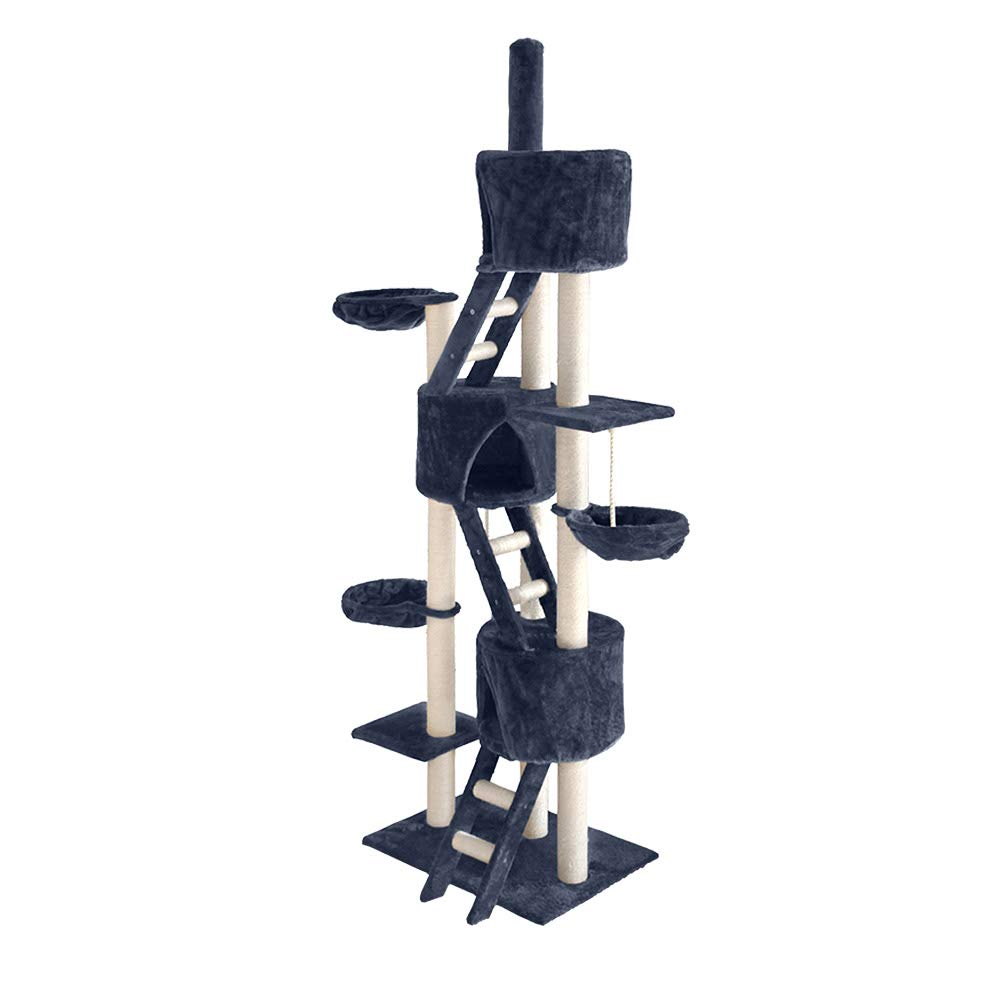 Cat Kitten Toy 244cm Scratching Tree Blue