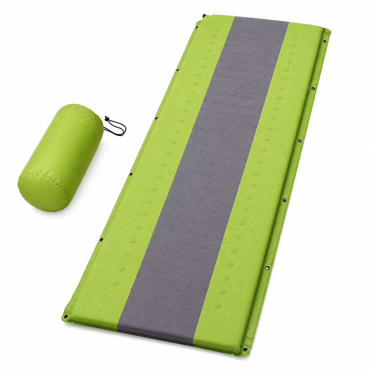 Self Inflating Mattress Camping Green Single