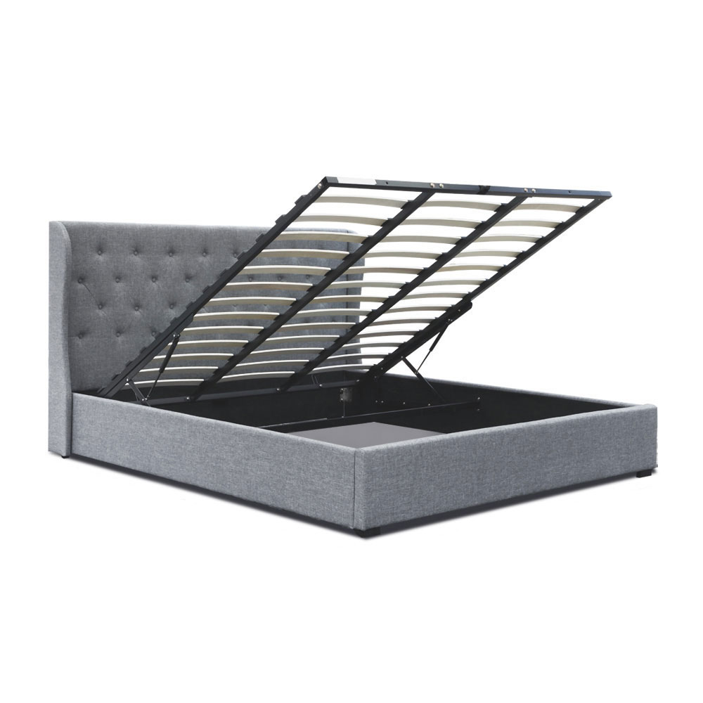 Fabric Bed Frame Issa Grey