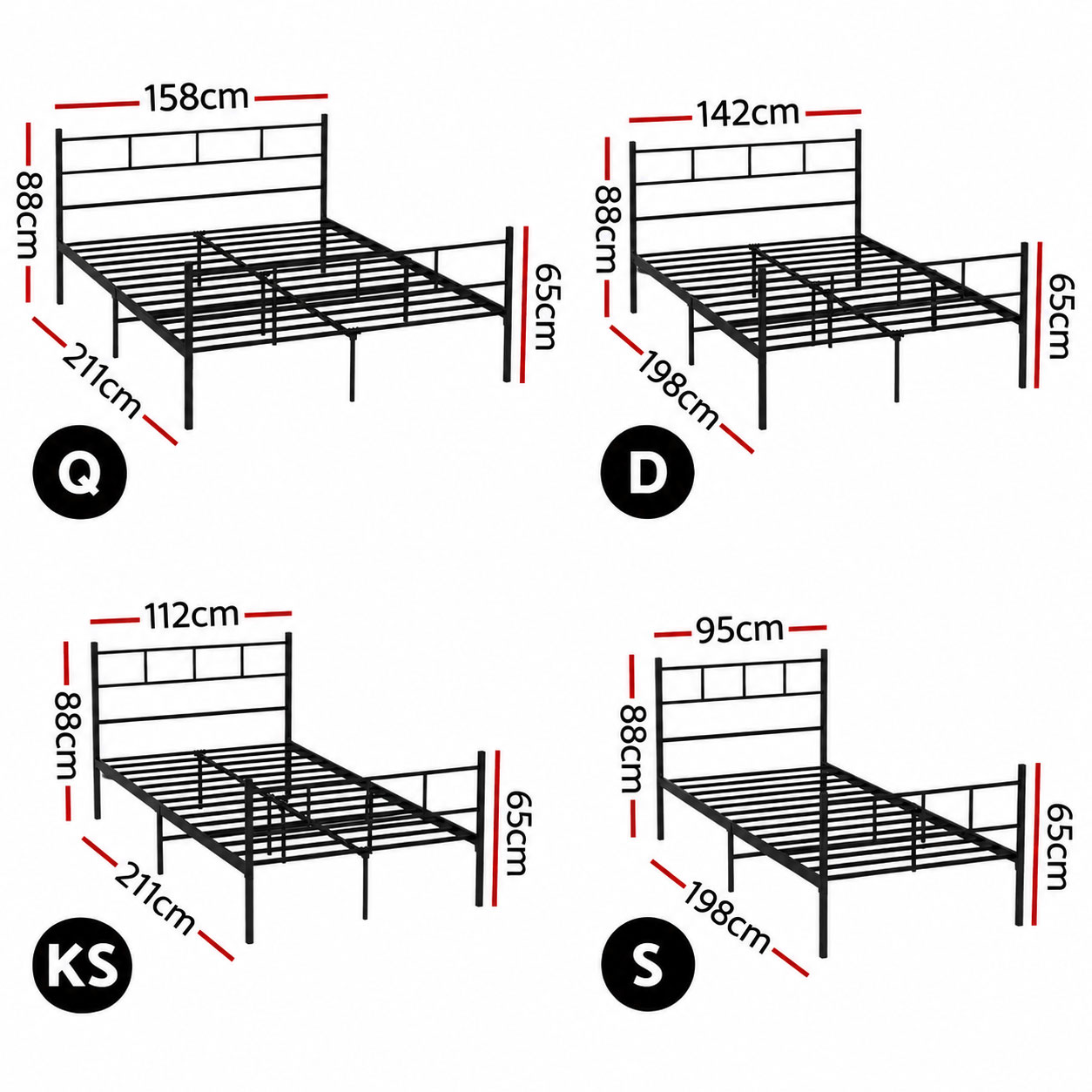 Metal Bed Frame Sol