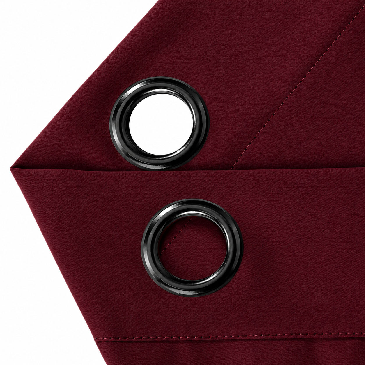 Blockout Curtains Eyelet Matte Burgundy