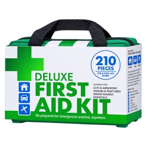 First Aid Kit 210 Piece Deluxe