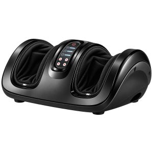 Foot Massager 360 Degree Air Compression Kneading & Roller Black