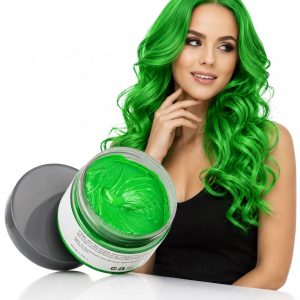 Green Colour Hair Wax