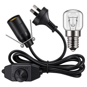 Himalayan Salt Lamp Power Cord with Dimmer Button