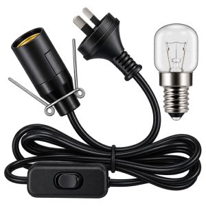 Himalayan Salt Lamp Power Cord with On/Off Button