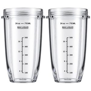 Nutri Ninja Cup 24oz Medium x 2 Cups