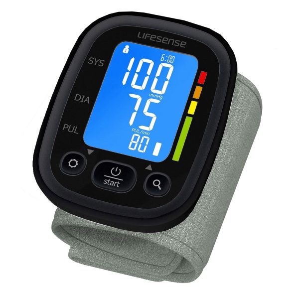Lifesense Blood Pressure Monitor Wrist Black