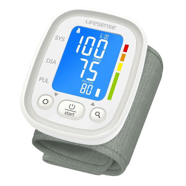 Lifesense Blood Pressure Monitor Wrist White