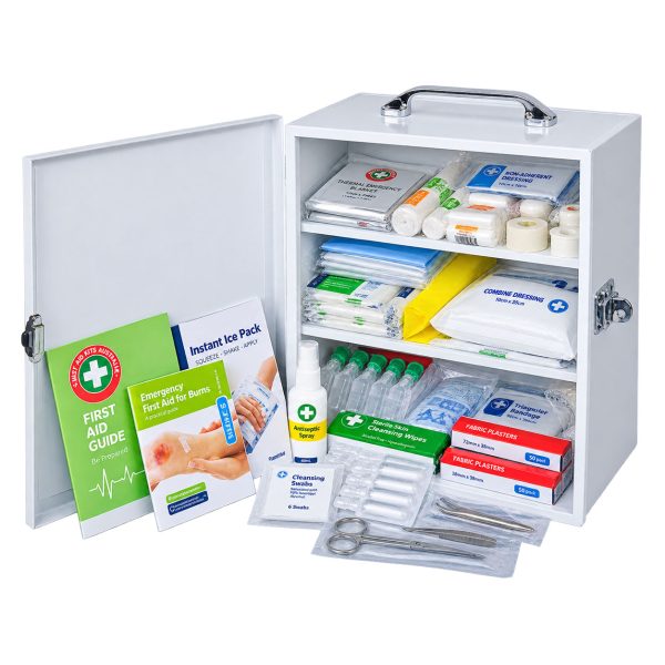 First Aid Kit 161 Piece Workplace Wall Mount