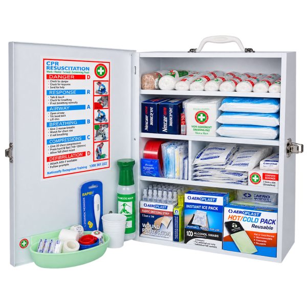First Aid Kit 188 Piece Construction Wall Mount