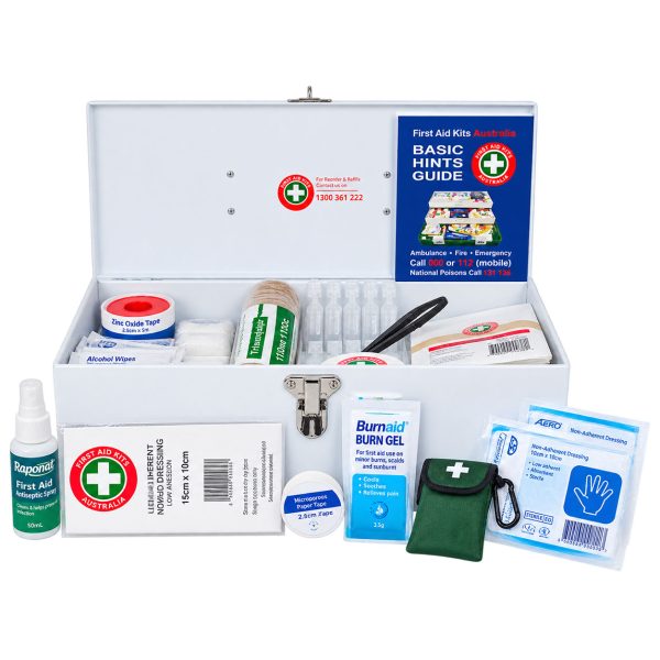 First Aid Kit 237 Piece Construction Metal Case
