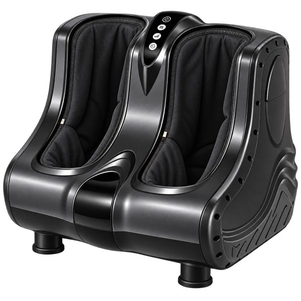 Foot & Calf Massager 360 Degree Air Compression Black