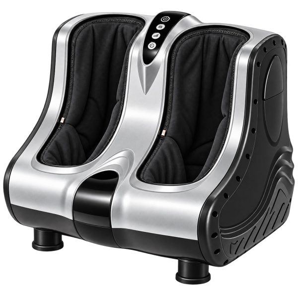 Foot & Calf Massager 360 Degree Air Compression Silver