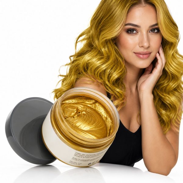 Gold Colour Hair Wax