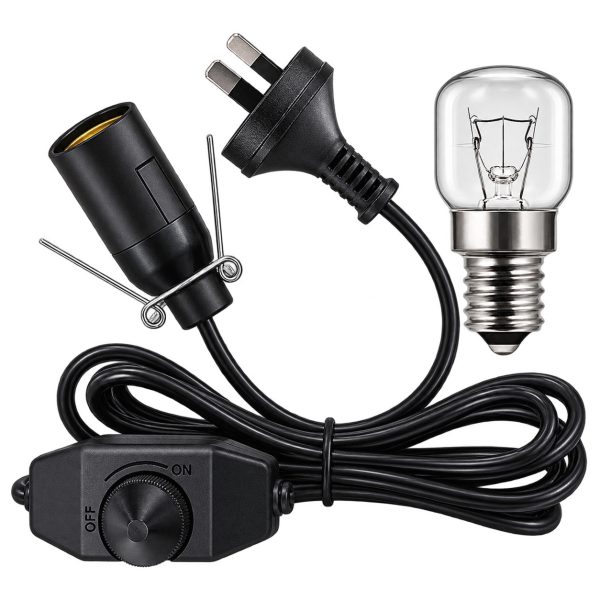 Himalayan Salt Lamp Power Cord with Dimmer Button