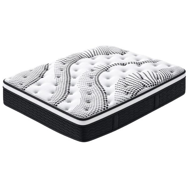 Mattress Pocket Spring Medium 5 Zone Como Series Euro Top 32cm