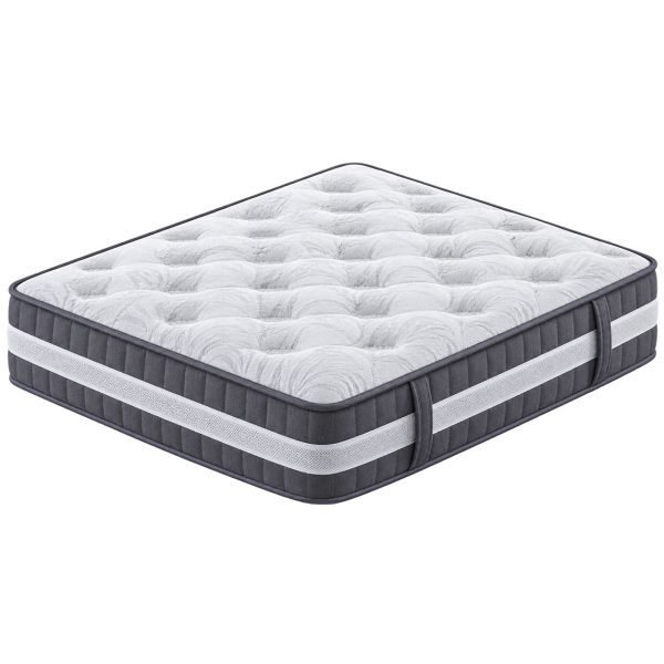 Mattress Pocket Spring Medium Firm 7 Zone Lotus Series Tight Top 30cm