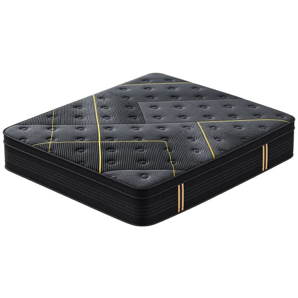 Mattress Pocket Spring Medium Firm Bamboo Charcoal Midnight Series Euro Top 35cm