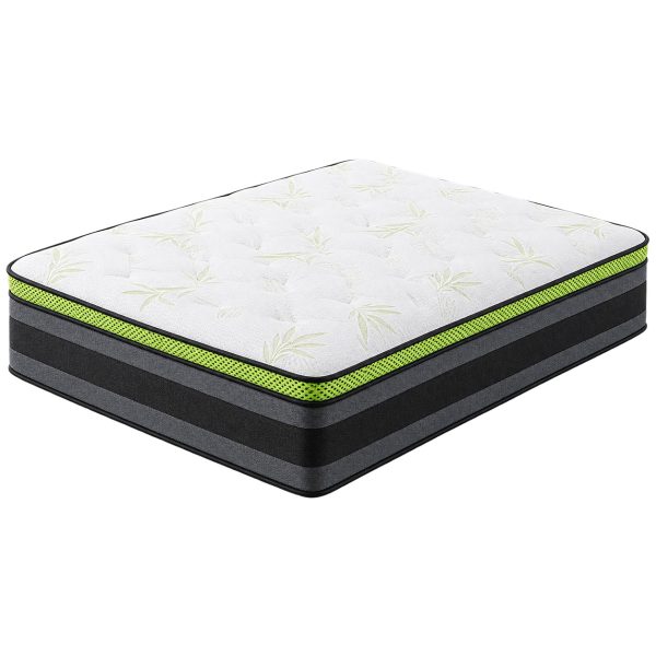 Mattress Pocket Spring Medium Firm Gel Memory Foam Tiberius Series 30cm