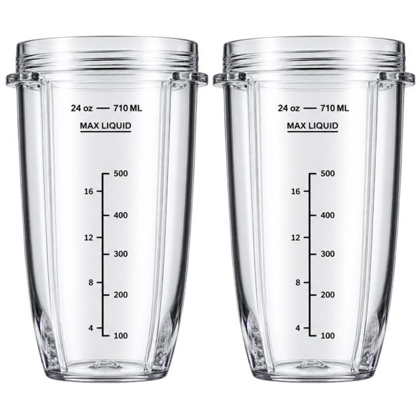 Nutri Ninja Cup 24oz Medium x 2 Cups