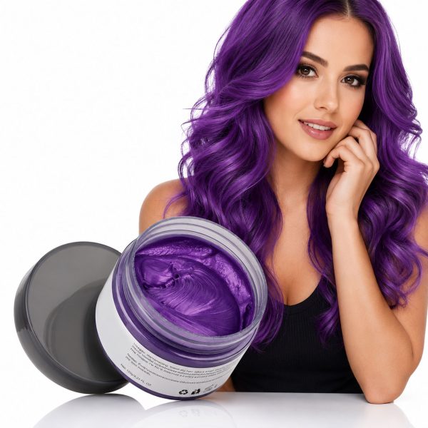 Purple Colour Hair Wax