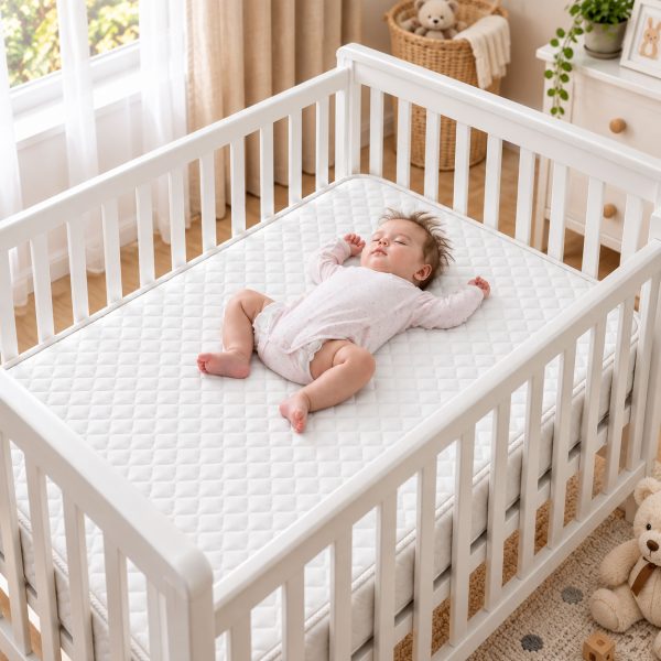 Baby Cot Mattress Bonnell Spring Medium Firm Double Sided 13cm