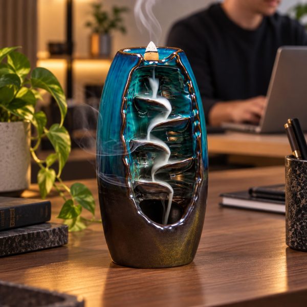 Backflow Incense Burner Mountain