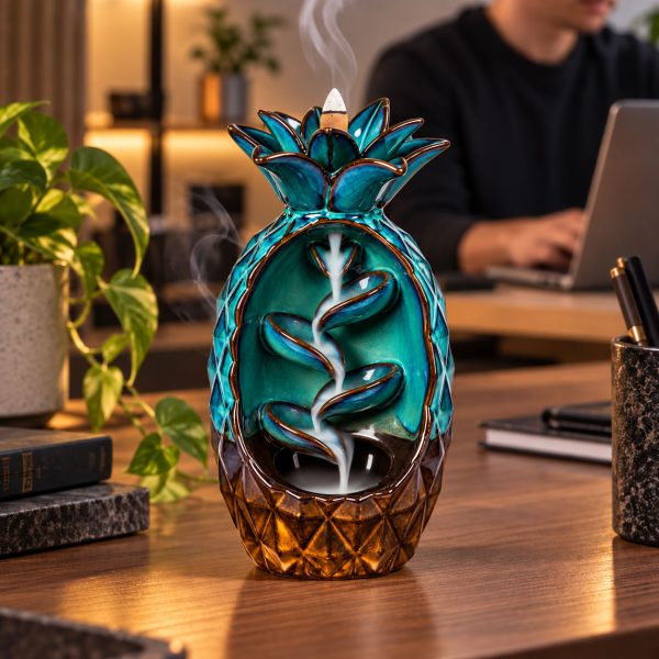 Backflow Incense Burner Pineapple