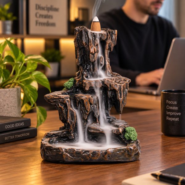 Backflow Incense Burner Rockery