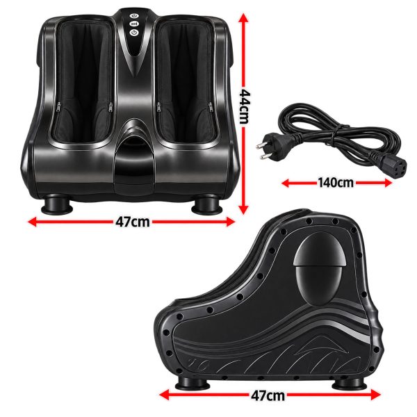Foot & Calf Massager 360 Degree Air Compression Black