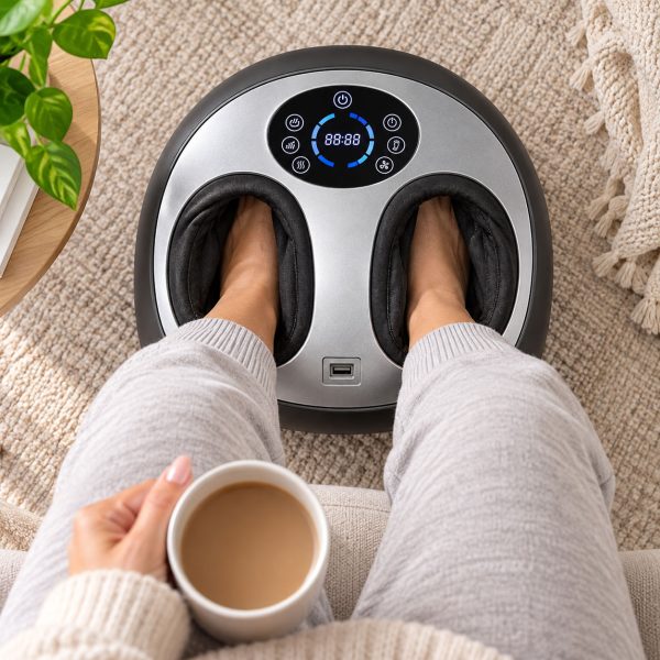 Foot Massager Air Compression with Heat 9 Intensity