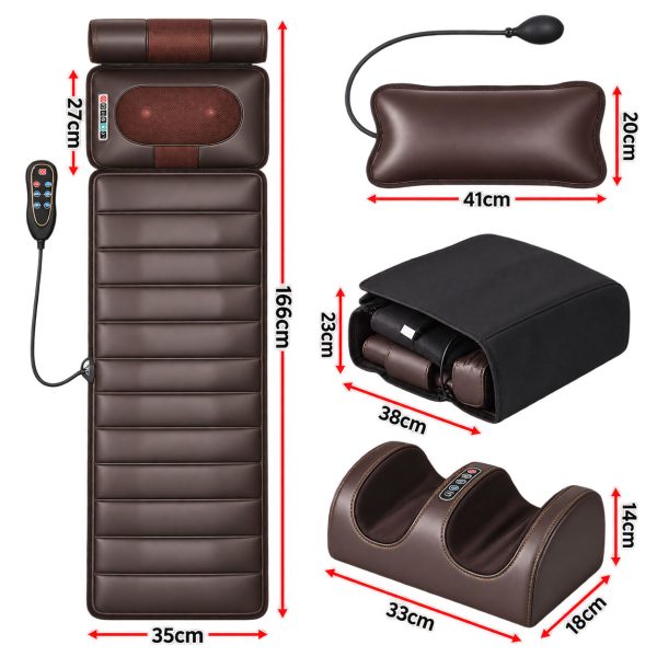 Full Body Massage Mat 9 Mode with Heat & Air Compression