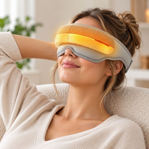 Head & Eye Massager Wireless with Heat & Bluetooth
