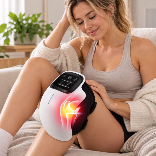 Knee Massager Wireless with Heat & Vibration
