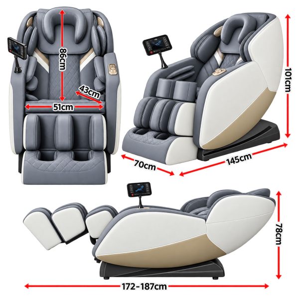 Massage Chair Full Body Zero Gravity 22 Airbag with Heat & Bluetooth