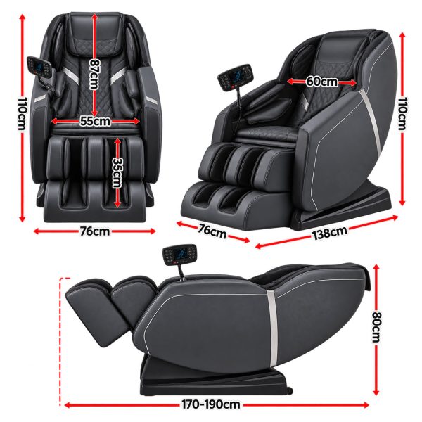 Massage Chair Full Body Zero Gravity with Heat & Bluetooth