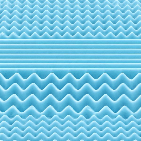 Mattress Topper Gel Memory Foam 8cm 7 Zone
