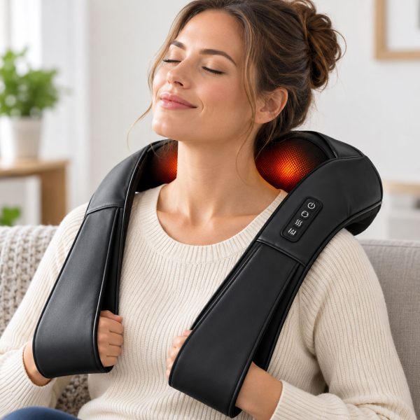 Neck & Shoulder Massager Shiatsu with Heat